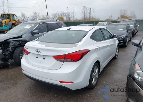 2016 Hyundai Elantra Value Edition из США, поврежденный, VIN 5NPDH4AE7GH712384